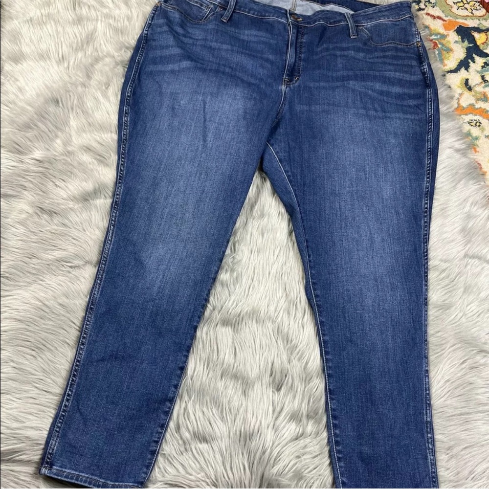 Madewell Curvy Roadtripper Blue Jeans Size 37 Plus Size